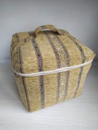 Текстильная корзина для игрушек и вещей Rizo полоска с узором