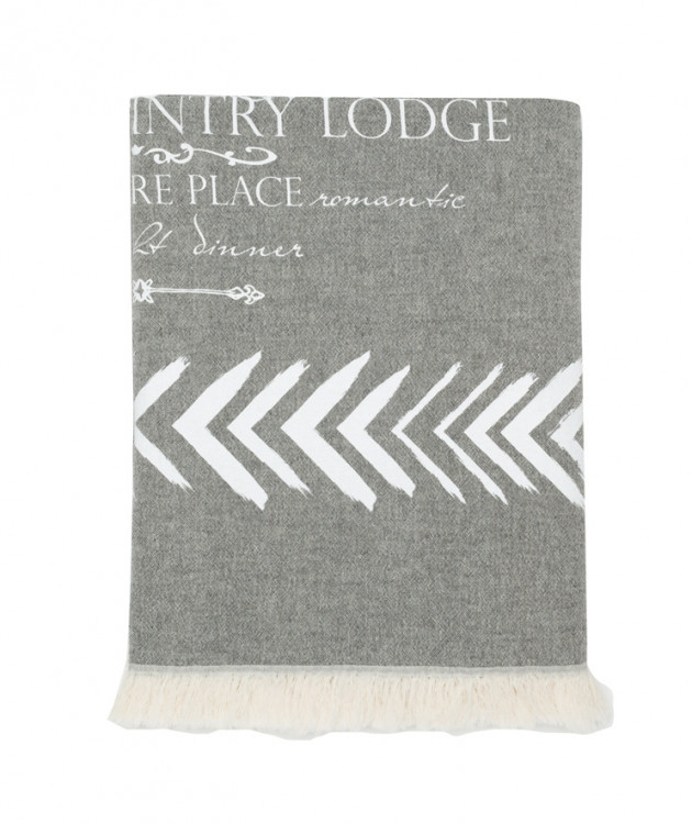 MOUNTAIN MAGIC THROW BLACK & WHITE