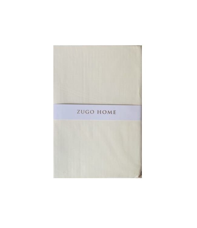 Хлопковая простынь Zugo Home ранфорс Basic кремовая