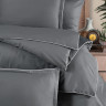Постельное белье Premium сатин 300TC Lucca Steel Grey купить