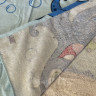 Детское пляжное полотенце Морские животные велюр/махра на подарок