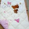 Детское одеяло силиконовое Мишка розовое