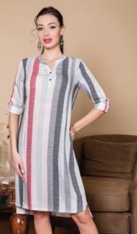 Женское домашнее платье (туника) Cocoon 16021 штапель