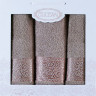 Комплект махровых полотенец Gulcan Cotton (3 шт) cappuccino