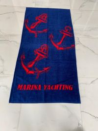 Пляжное полотенце Anchor Marina Yachting Red-Blue