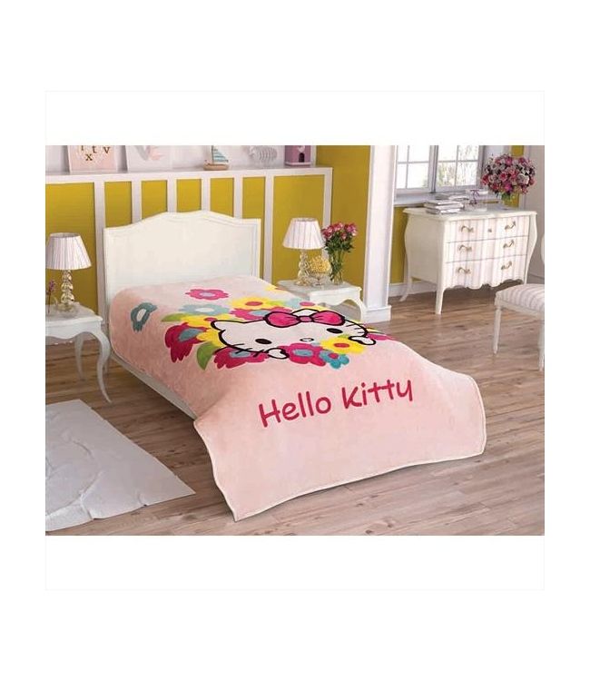 Плед-покрывало Tac Disney Hello Kitty Flowers Китти