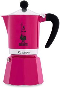 Кофеварка гейзерная 3 чашки Bialetti Rainbow 0005012 фиолетовая