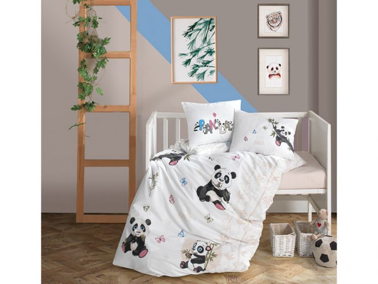 Постельный комплект Aran Ranforce Panda в кроватку 