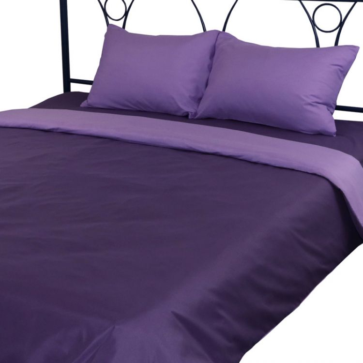 Постельное белье фиолетовое Руно микрофибра (наволочки 50х70) Violet