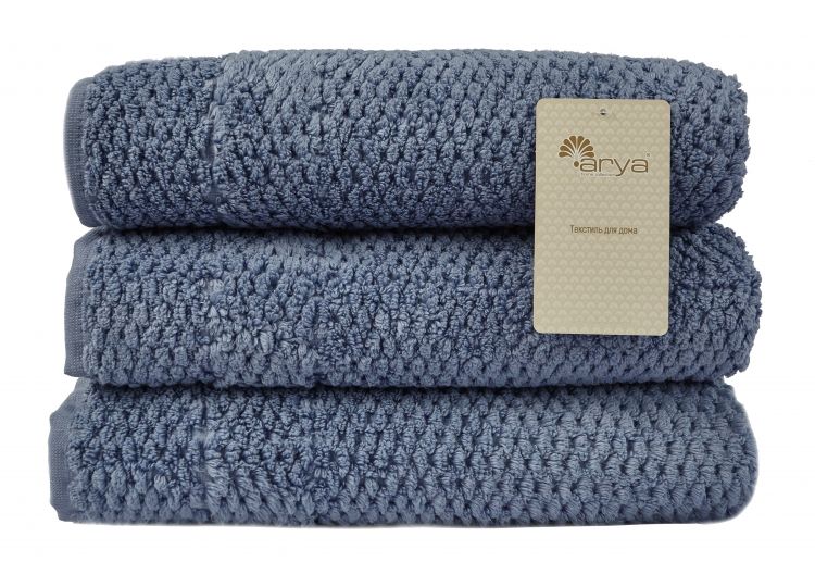 Голубое полотенце 100х150 Arno купить