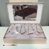 Скатерть розовая в наборе с салфетками 35х35, Ester Pudra