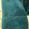 Халат женский длинный c капюшоном темно зеленый на подарок