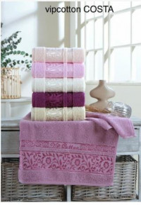 Набор полотенец Cestepe VIP Cotton (6 шт) Costa, хлопок