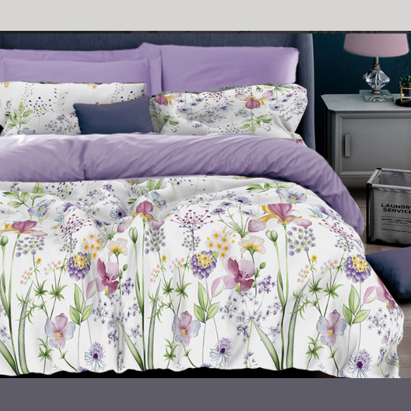 Комплект постельного белья бязь Нежные Ирисы 2 Комплект постельного белья бязь Нежные Ирисы 2