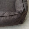 Лежак для собак (котов) Rizo 70/50 см темно-коричневый