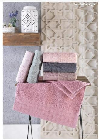 Набор полотенец Cestepe VIP Cotton (6 шт) Elfin, хлопок