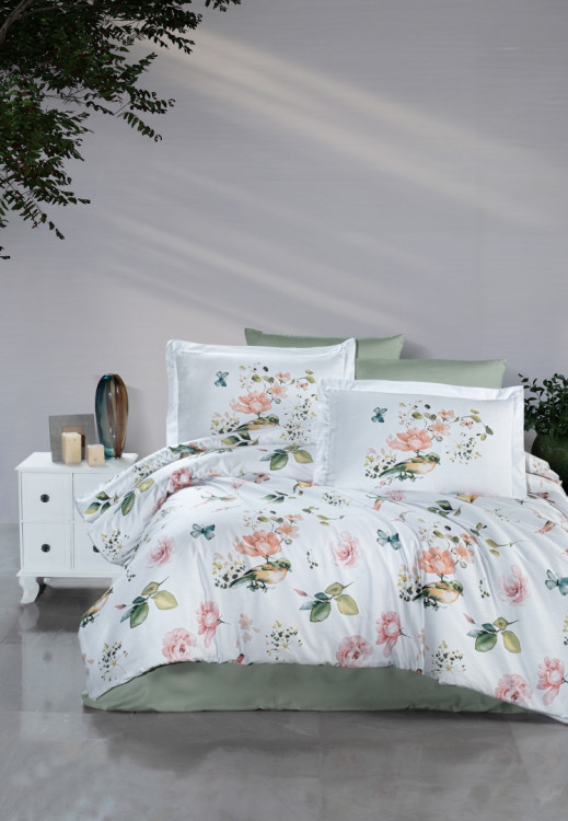 Постельный комплект Satin Alice Green на подарок