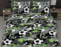 Комплект постельного белья бязь Футбол Green