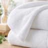 Белое махровое полотенце для отелей 500 гр/м2 Узбекистан 2 