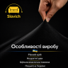 Чехол на стул-пуф квадратный Black Велюр-спандекс