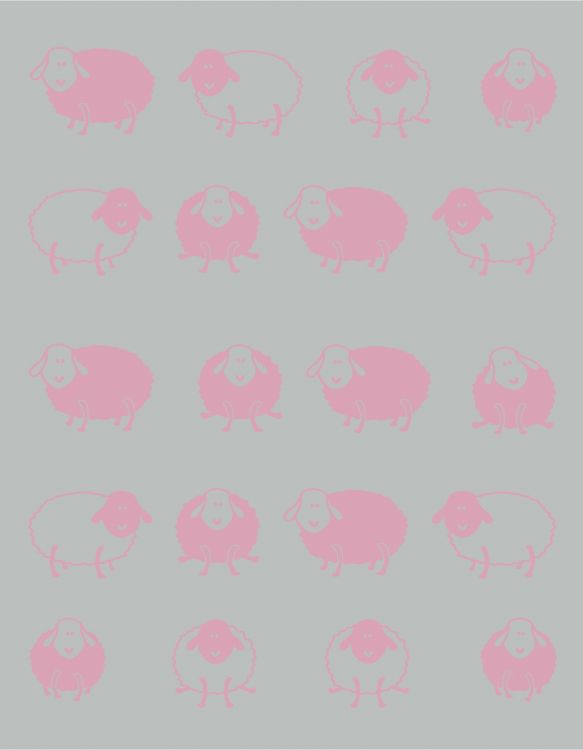 Плед LightHouse Happy Sheep розовый