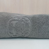 Однотонное махровое полотенце 590 г/м2 серое, купить