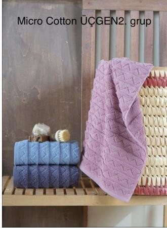Набор полотенец MicroCotton Delux Premium (3 шт) Ucgen-2