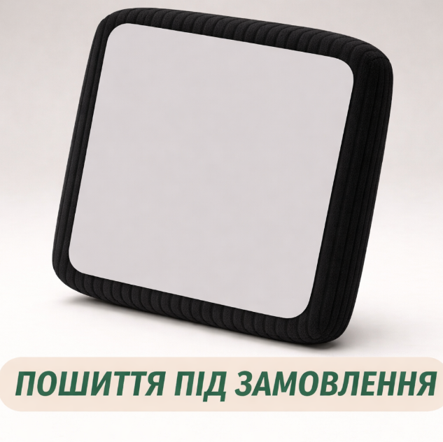 Чехол для сидений и спинок дивана мебельный велюр Lotus 100 черный 2