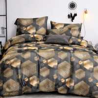 Комплект постельного белья бязь Золотая геометрия 2