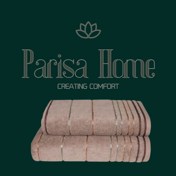 Полотенце Stripe Cotton капучино — 600 г/м², 100% хлопок (Узбекистан) 3 Полотенце Stripe Cotton капучино — 600 г/м², 100% хлопок (Узбекистан) 3