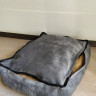 Лежак для собак 58/45 серый глянец со съемным чехлом в Киеве