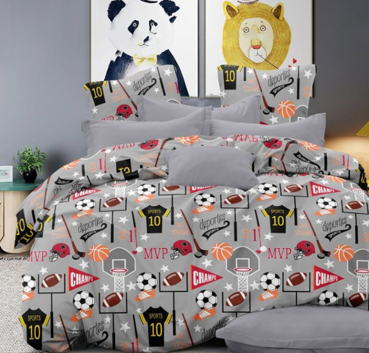 Комплект постельного белья бязь Чемпион Gray