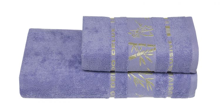 Бамбуковое полотенце Gursan Bamboo фиолетовое