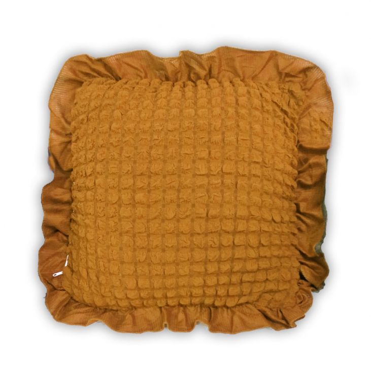 Декоративная подушка с чехлом песочная