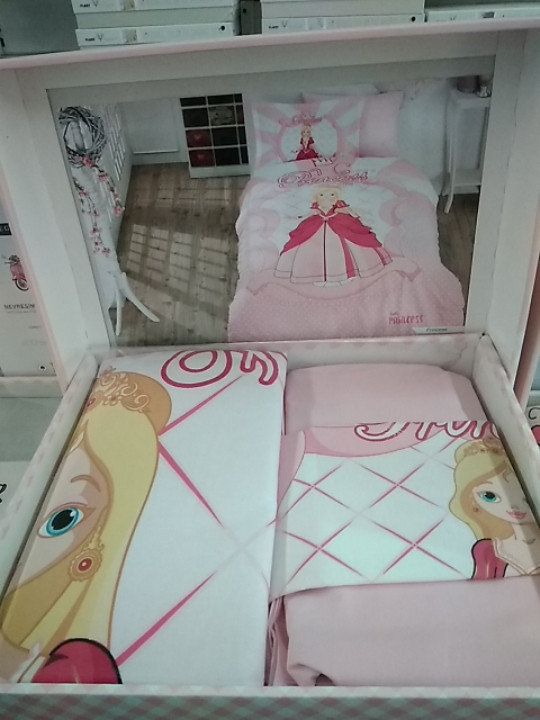 Купить постельное белье Ranforce Princess розовое