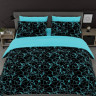 Комплект постельного белья бязь Бирюзовый блюз