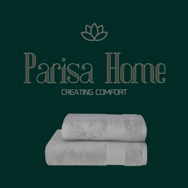 Полотенце махровое серое — 550 г/м², 100% хлопок (Узбекистан)   3