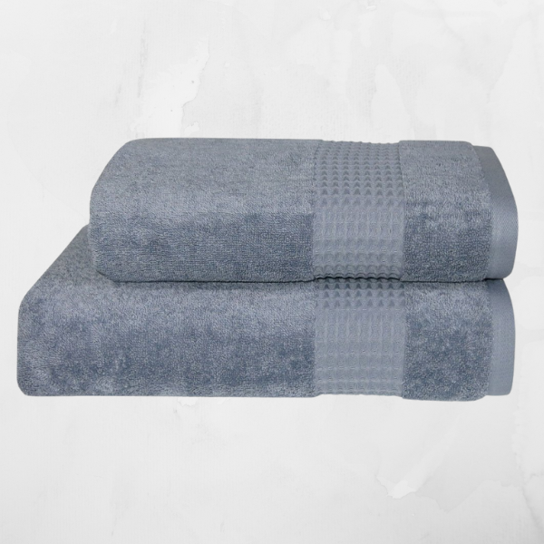 Полотенце махровое сине - серое 550 г/м², 100% хлопок (Узбекистан) 1 Полотенце махровое сине - серое 550 г/м², 100% хлопок (Узбекистан) 1
