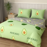 Комплект постельного белья бязь Авокадо Green Grey Комплект постельного белья бязь Авокадо Green Grey