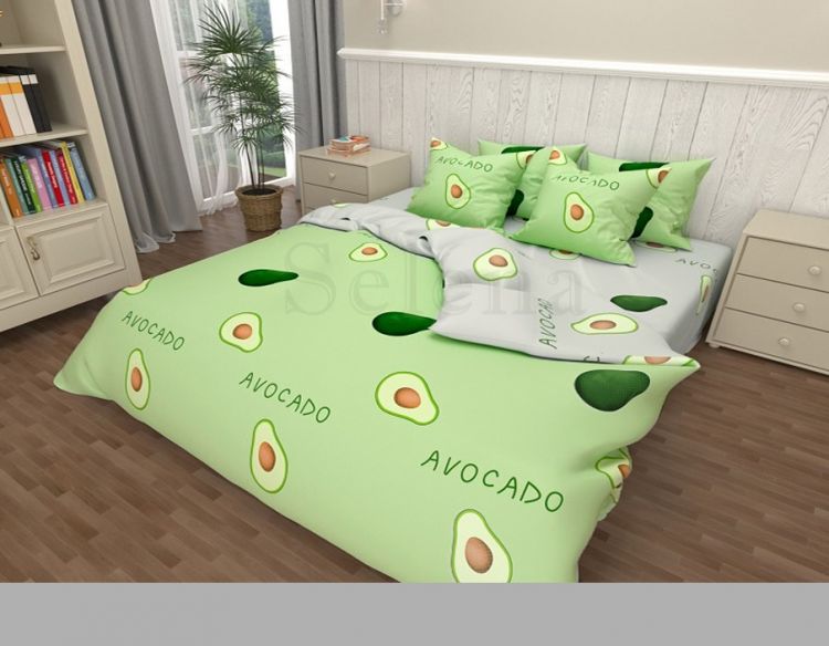 Комплект постельного белья бязь Авокада Green Grey 
