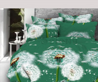 Набор постельного белья Одуванчик Зеленый поликоттон