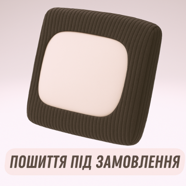 Чехол для сидений и спинок дивана мебельный велюр Lotus 20 Серо - коричневый2