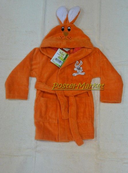 Оранжевый халат детский Nusa