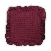 Декоративная подушка с чехлом пурпурная (37)