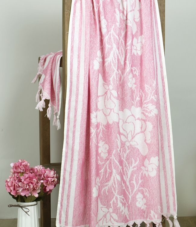 Пляжное полотенце Partenon pembe розовое