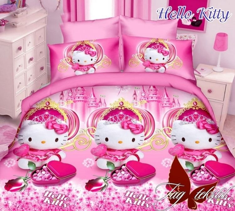 Постельное белье Hello Kitty Ранфорс TAG Полуторное