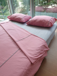 Комплект постельного белья Cotton V5 розовый