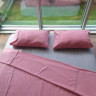 Комплект постельного белья Cotton V5 розового цвета