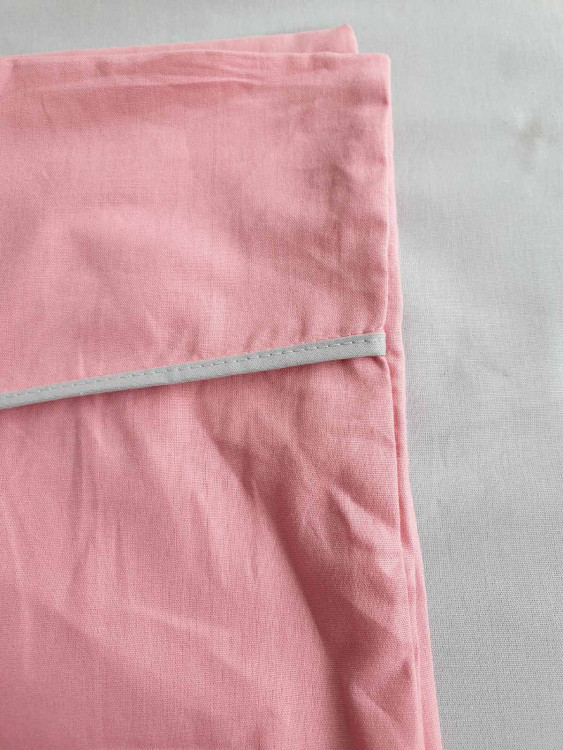 Комплект постельного белья Cotton V5 розовый наволочка
