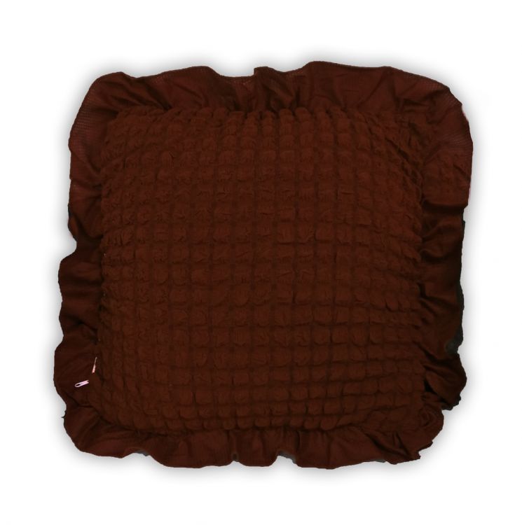 Декоративная подушка с чехлом черный шоколад